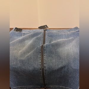 Torrid Jean Pencil Skirt with back zipper Size 14
